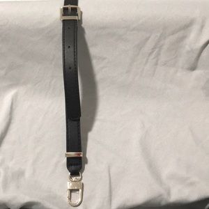Black bag strap